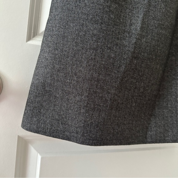 J Crew Suiting Gray Herringbone Sleeveless Sheath Dress Women’s Size 6 Career - Picture 7 of 17